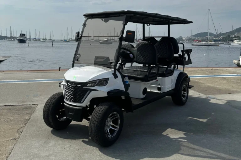 Carrinho elétrico para eventos em grandes espaços