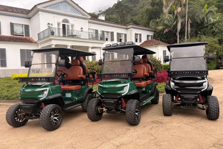 O que define um carrinho de golfe de luxo em 2026